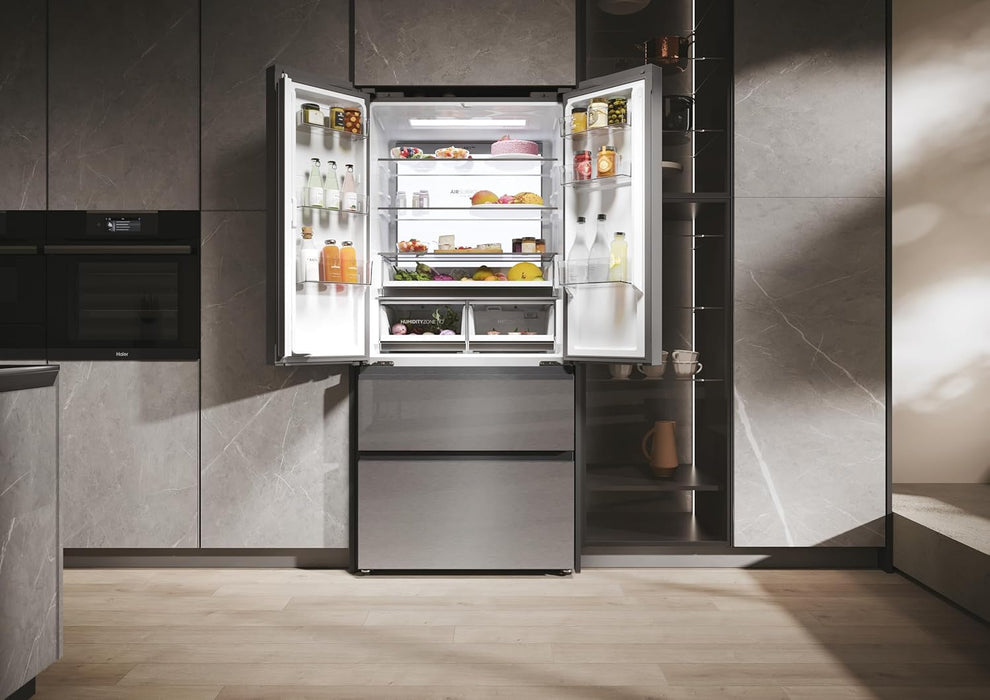 HAIER HFR7819ENGC Frigorifero side-by-side Libera installazione 504L Classe E Acciaio inossidabile